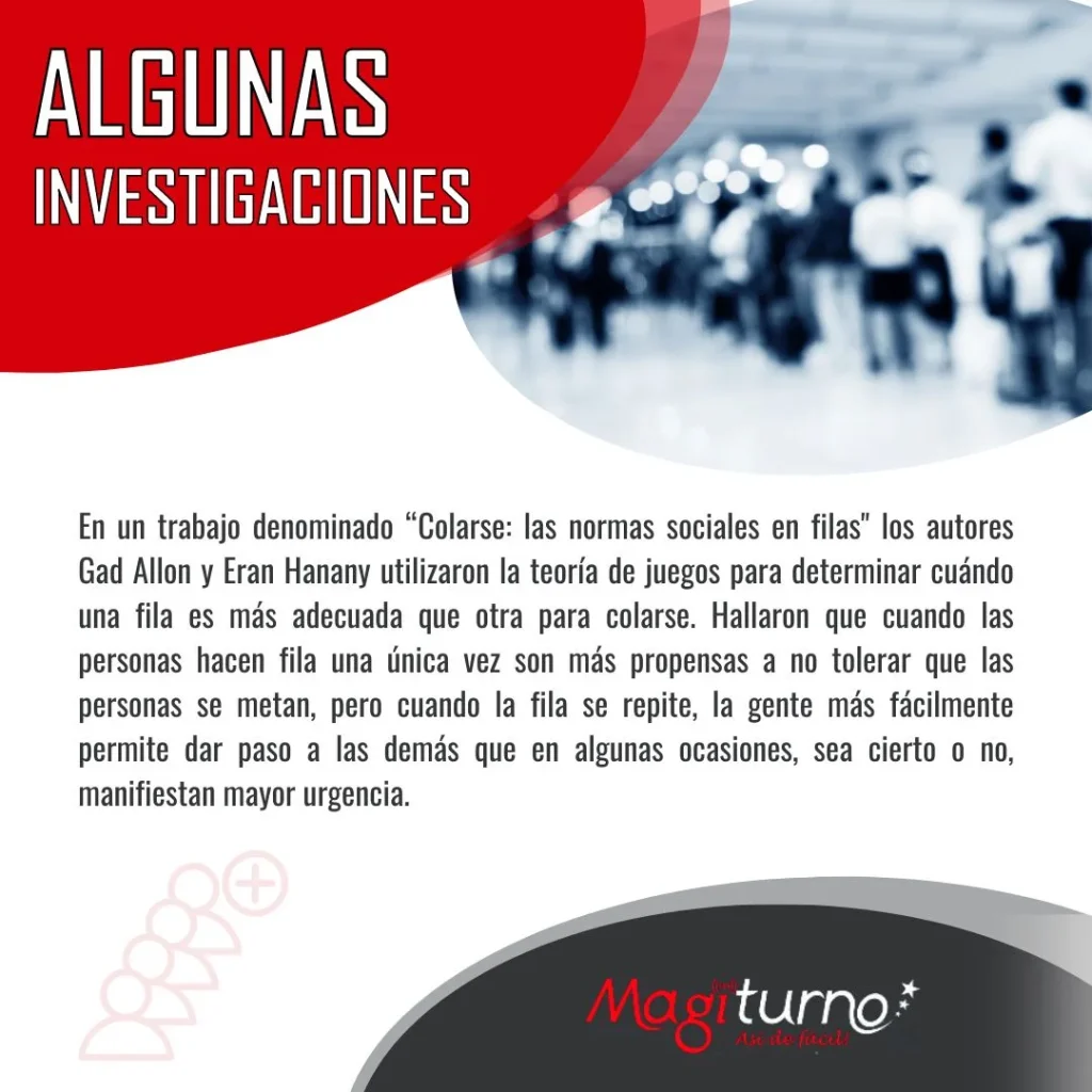 Fenómenos estudiados en las filas de espera
𝐒𝐞 𝐭𝐞 𝐡𝐚𝐧 𝐜𝐨𝐥𝐚𝐝𝐨 𝐞𝐧 𝐮𝐧𝐚 𝐟𝐢𝐥𝐚? 𝐌𝐢𝐫𝐚 𝐥𝐨 𝐪𝐮𝐞 𝐝𝐢𝐜𝐞𝐧 𝐚𝐥𝐠𝐮𝐧𝐨𝐬 𝐞𝐬𝐭𝐮𝐝𝐢𝐨𝐬...
Estos son algunas teorías que describen lo que hay detrás de las filas de espera, en este caso el muy reconocido fenómeno de "colarse" 
Así es, aunque no lo creas, este fenómeno tiene explicación en algunos aspectos, ya que el motivo por el cual algunas personas deciden hacerlo, se desprende de varios factores